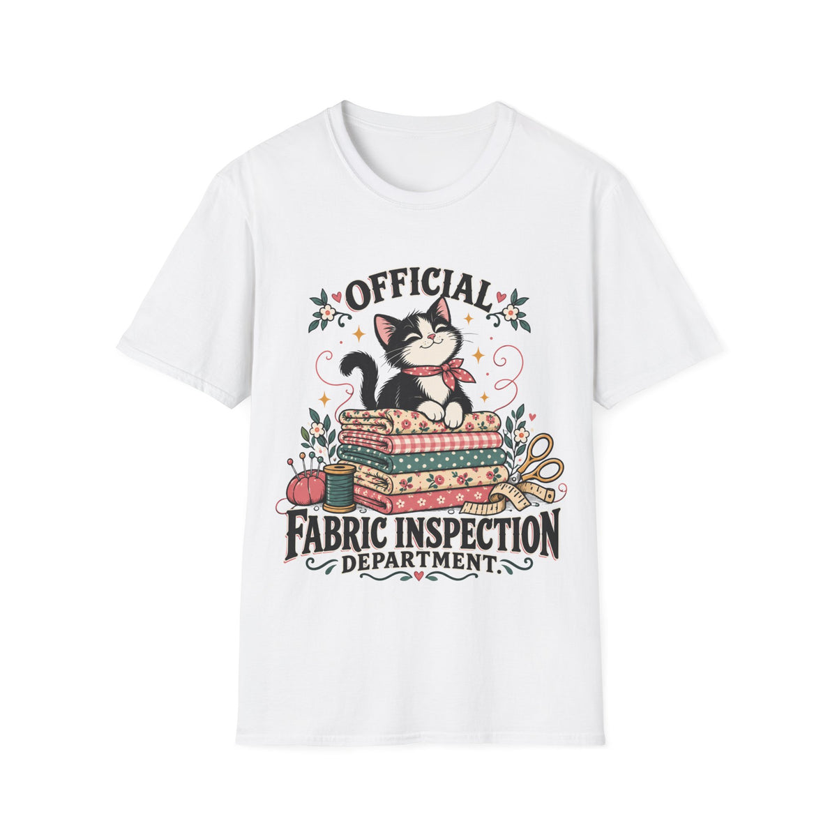Official Fabric Inspection Department Cat T-Shirt