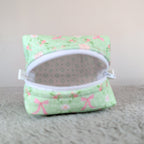 Green Easter Bunny Floral Tiny Boxy Bag