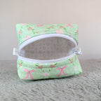 Green Easter Bunny Floral Tiny Boxy Bag
