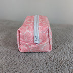 Pink Strawberries Tiny Boxy Bag