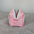 Pink Strawberries Tiny Boxy Bag