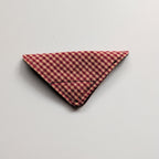 Burgundy Gingham Magnet Bookmark