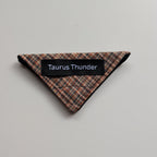Neutral Plaid Magnet Bookmark