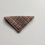 Neutral Plaid Magnet Bookmark