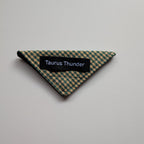 Green Gingham Magnet Bookmark