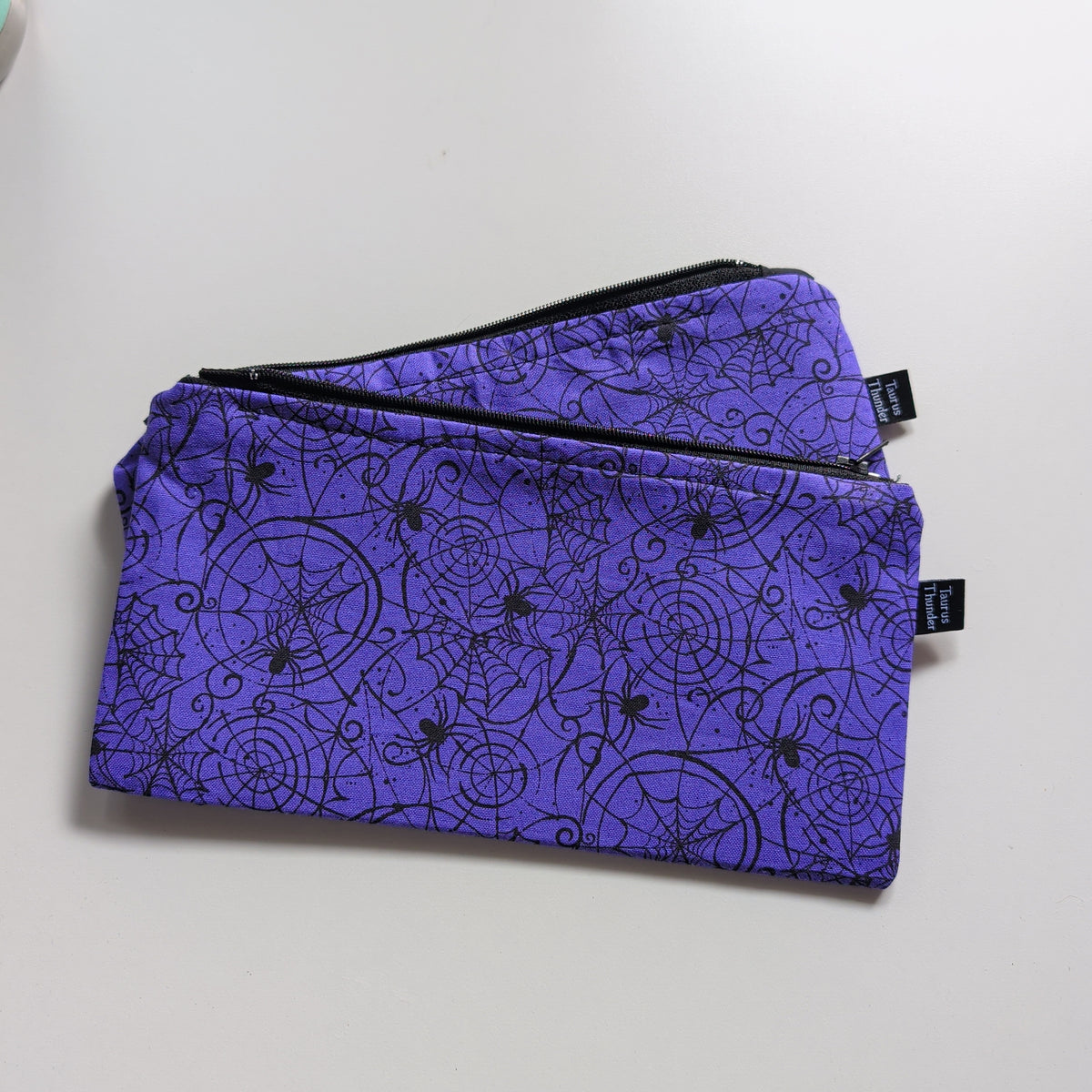 Purple Webs Pencil Case