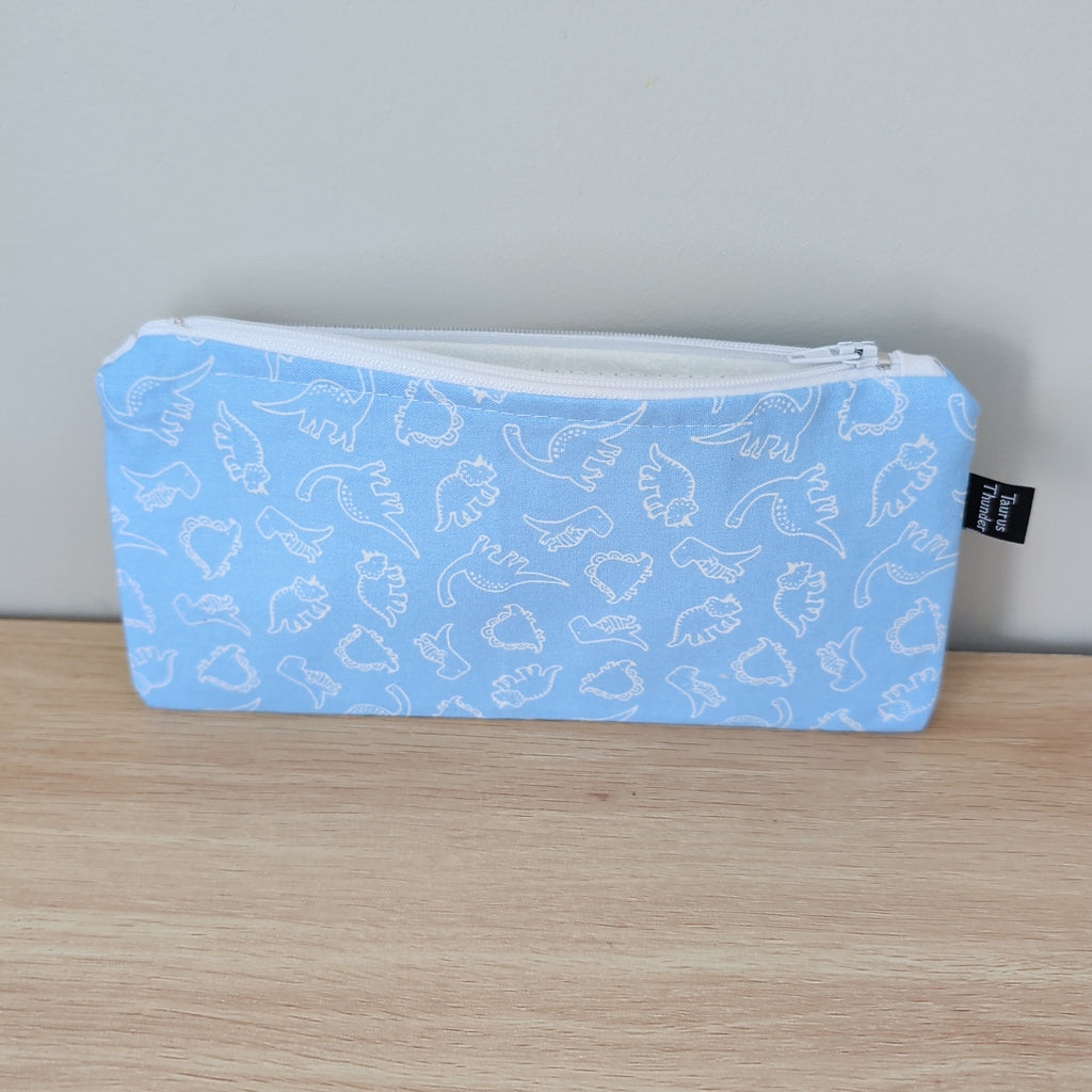 Blue Dino Pencil Case
