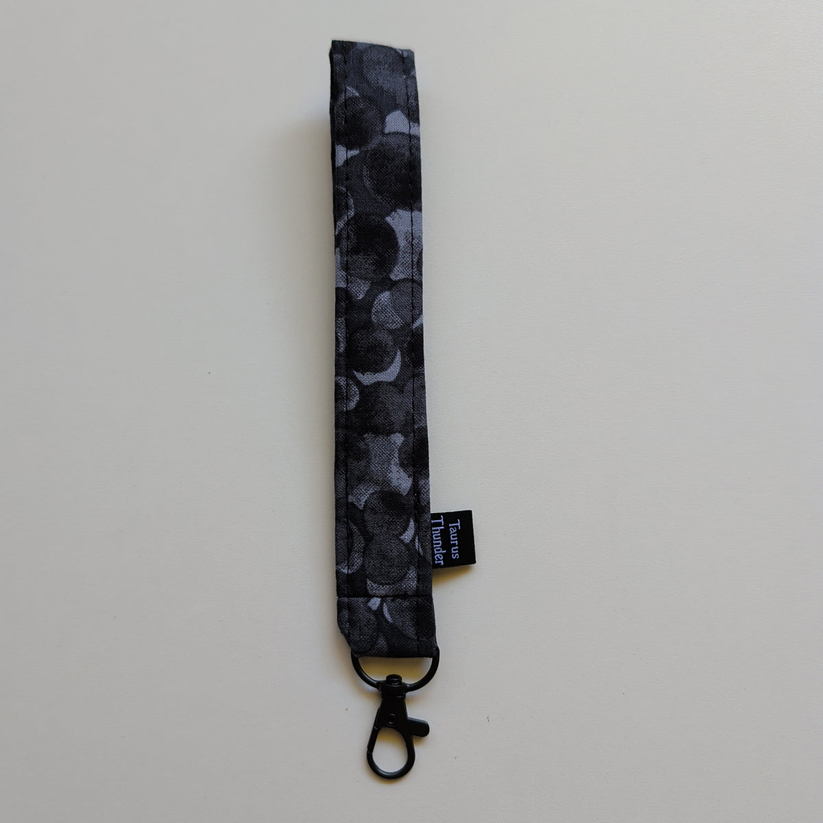 Black Circles Wristlet