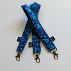 Blue Swirls Wristlet