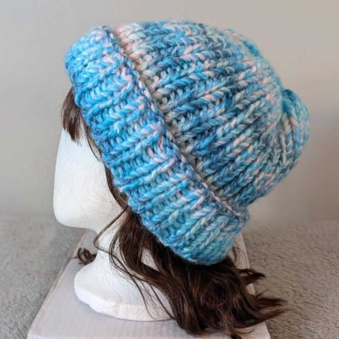 Blue & Pink Beanie