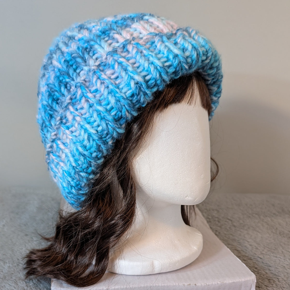 Blue & Pink Beanie