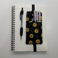 Black & Yellow Floral Bookmark Pen Holder